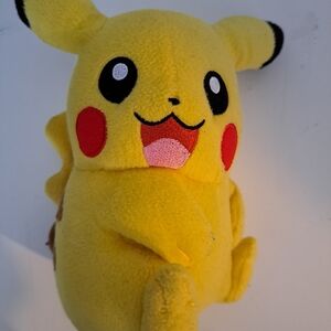 TOMY Pikachu Plush 8 Inch Official Pokémon Nintendo Stuffed Toy